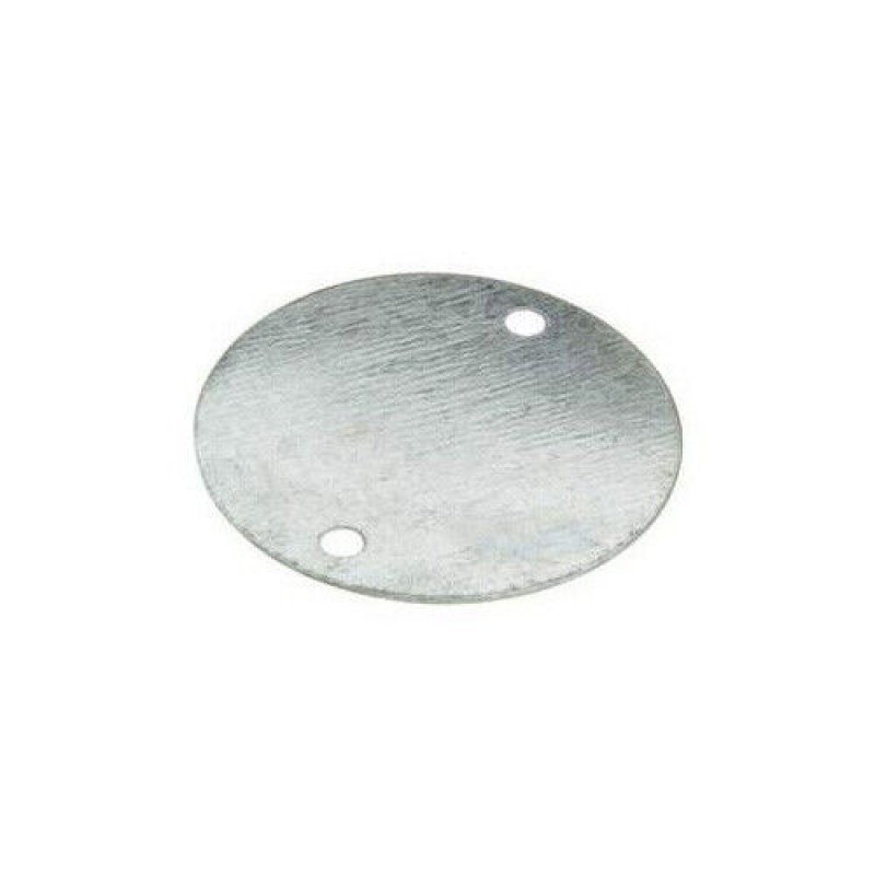 Conduit Box Lid 65mm Galvanised